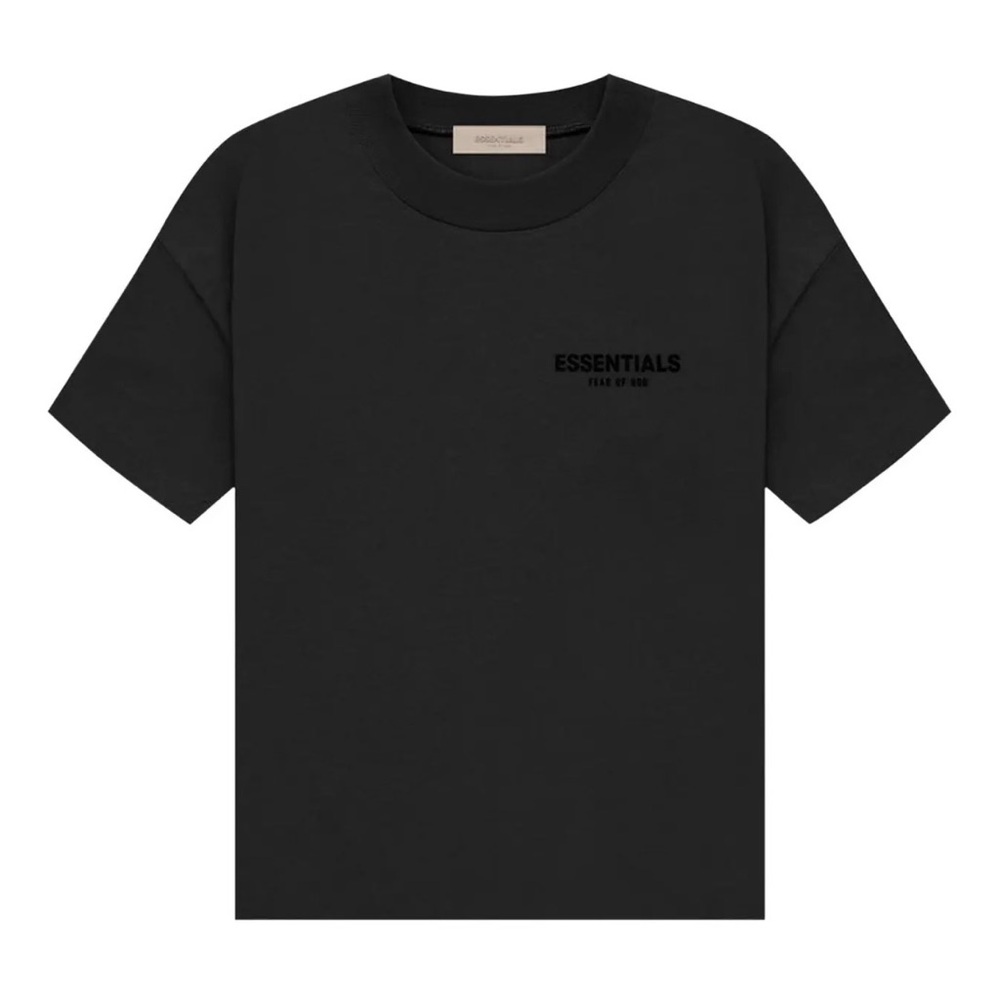 NWT Essentials Fear of God Stretch Limo Black T-Shirt - Small